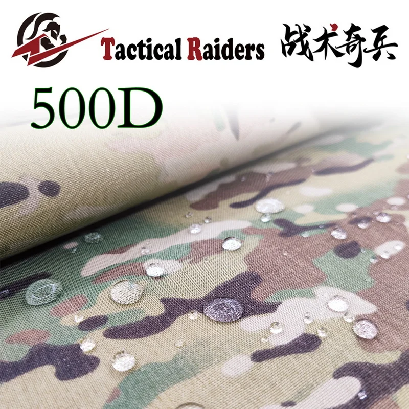 Tela táctica impermeable resistente al IR de camuflaje 500D Nylon 66 Ripstop, 150cm de ancho por yarda para equipo al aire libre - imagen 3