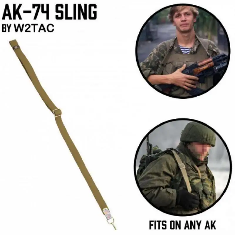 Correa táctica Retro de lona del ejército ruso Ak74/47, Logo ruso mimeógrafiado - imagen 5