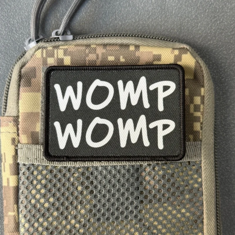 WOMP Parche Táctico Moral con Gancho y Bucle para Mochilas Ropa - imagen 3