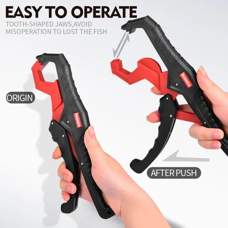 Controlador de peces de fibra de vidrio de nailon de alta carga, pinzas de pesca ligeras para hombres y mujeres, alicates duraderos para Control de peces, 50KG - imagen 3