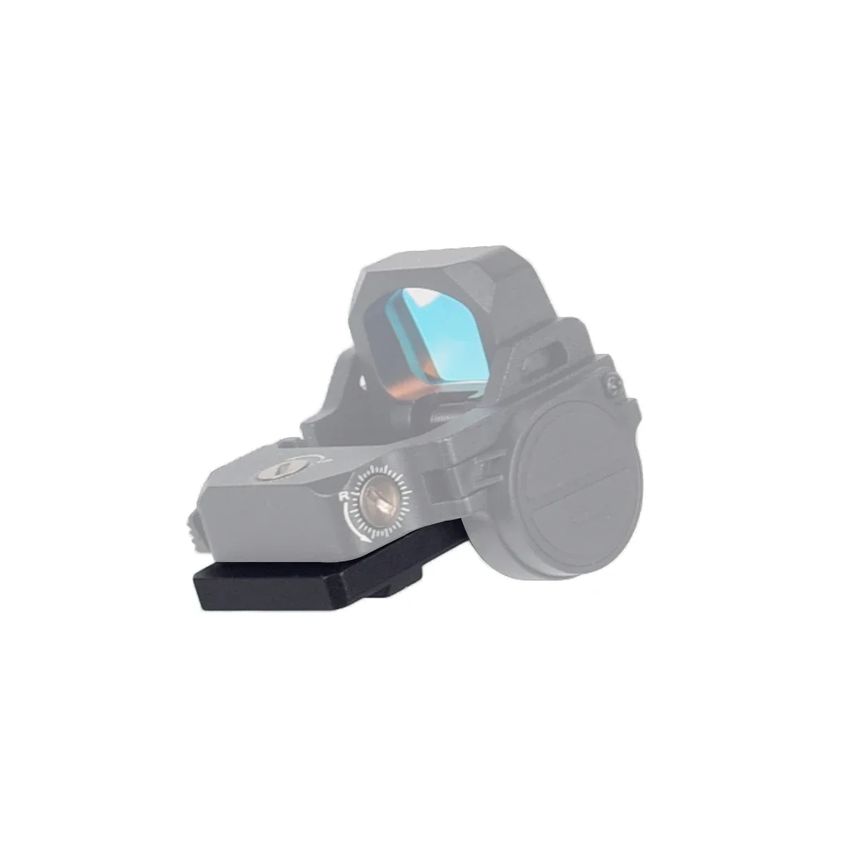 Soporte Universal táctico G17, Base de placa de montaje de mira trasera compatible con VISM PRO, mira de punto rojo abatible hacia arriba para ranura de mira trasera G17 G19 - imagen 4