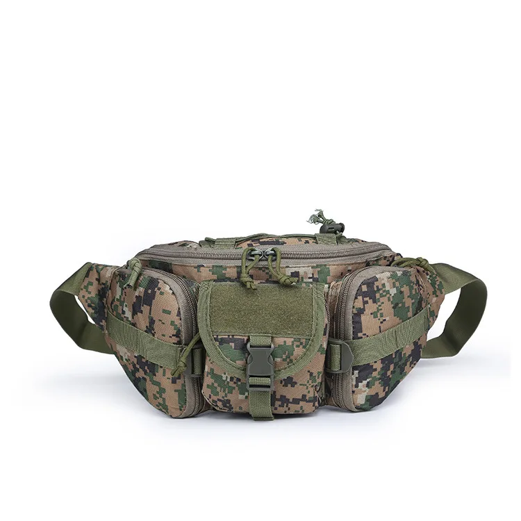 Riñonera militar Molle para hombre, bolsa de bolsillo para teléfono, deportes al aire libre, ejército, caza, escalada, Camping, cinturón - imagen 5