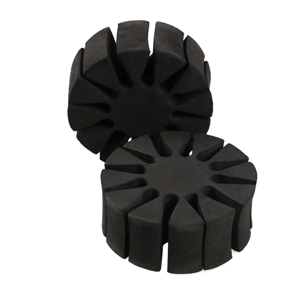 Separador de flecha EVA negro, accesorio portátil para estante de tiro con arco utilizado para actividades al aire libre y práctica de arco compuesto, 6 piezas - imagen 3