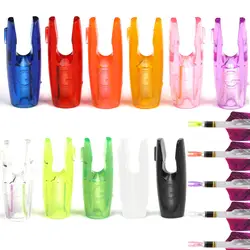 50 Uds flecha Nock G NOCK flechas de plástico Nock para caza con arco recurvo