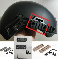Adaptador riel lateral Picatinny casco táctico Airsoft