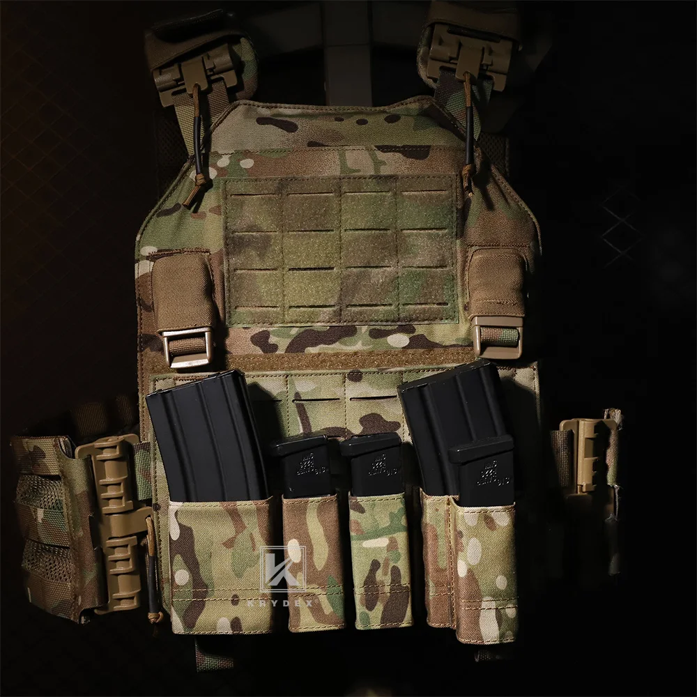 KRYDEX-bolsa táctica para revista de una sola pistola, soporte de nailon MOLLE Mag con inserción Kydex, cinturón de trabajo, chaleco, equipo de caza, 9mm - imagen 3