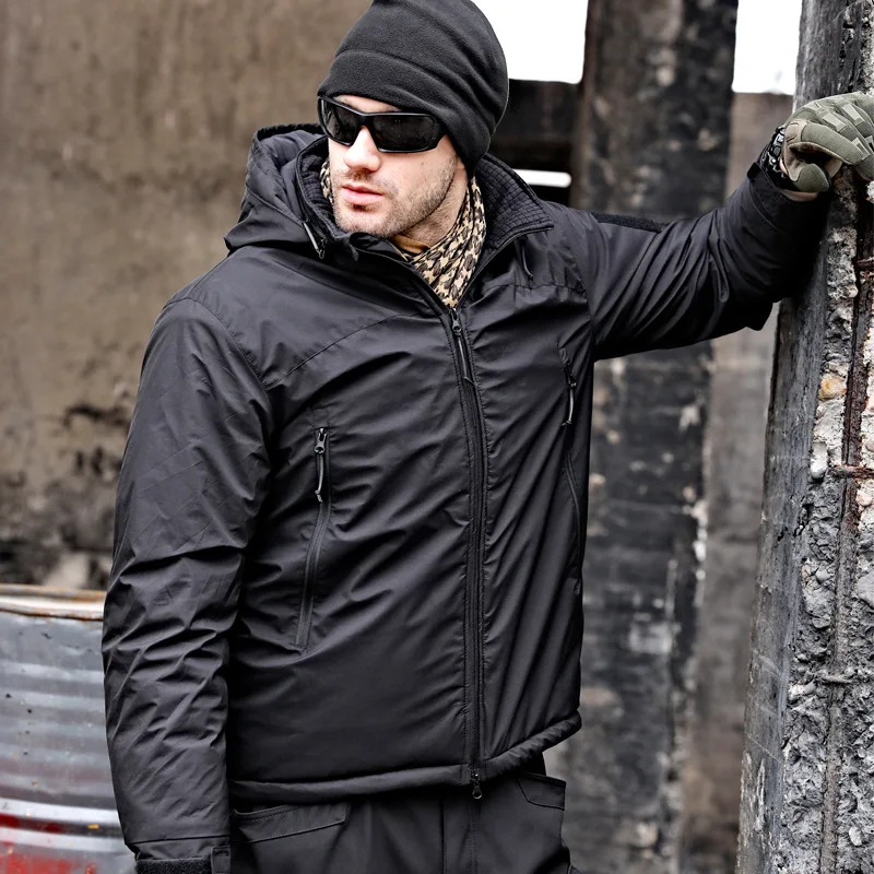 Chaqueta impermeable cálida para hombre, cortavientos táctico militar, senderismo, caza, Parkas casuales, abrigo Polar, Invierno - imagen 2