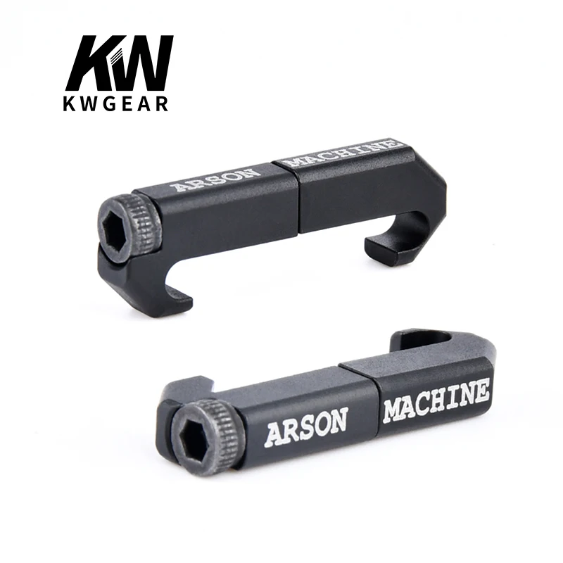 Linterna táctica Scout, interruptor de luz, guía de Cable para cubierta de riel Picatinny de 20mm, Juego de 2 piezas, sistema de gestión de cables, cola fija - imagen 3