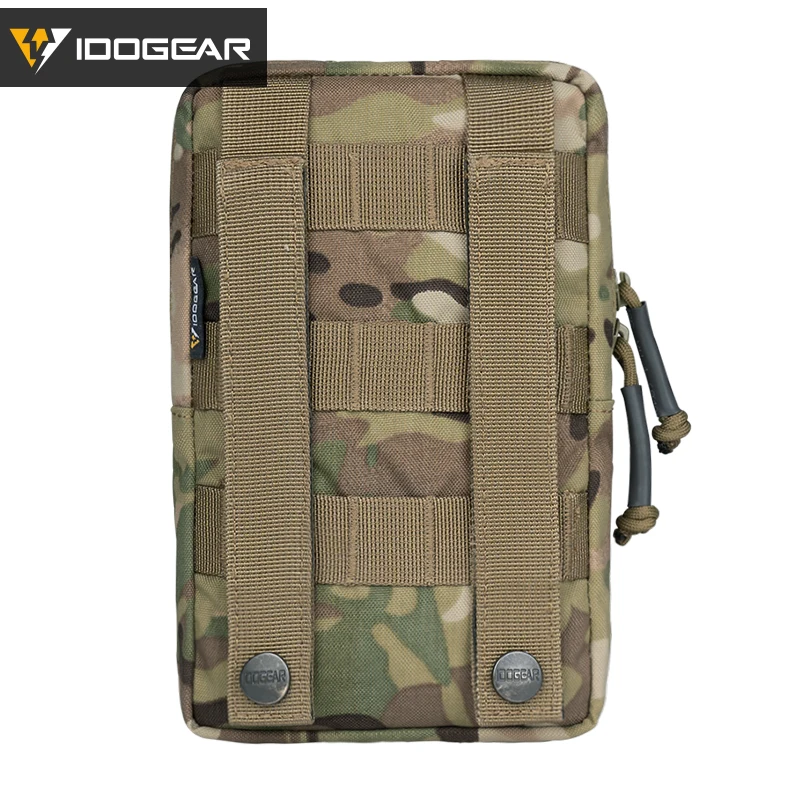 Bolsa táctica IDOGEAR, bolsa de utilidad Vertical MOLLE, bolsa para artículos diversos con corte láser 3578 - imagen 3