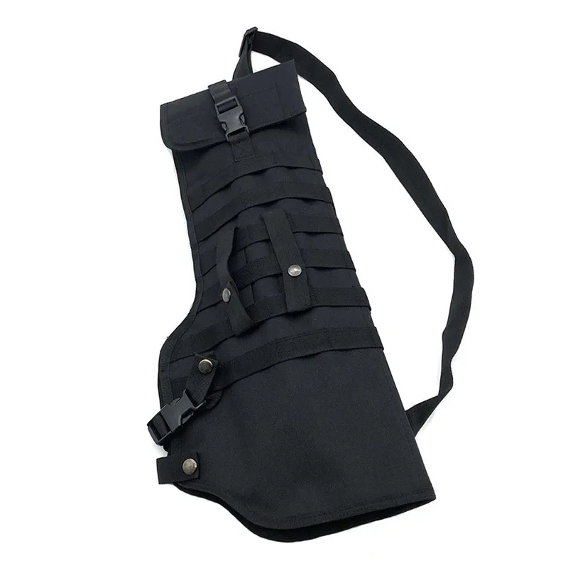 Bolsa táctica para escopeta de doble Rifle, funda para vaina, mochila de transporte para pistola, funda para pistola Airsoft, bolsa de caza, bolsa Molle - imagen 3