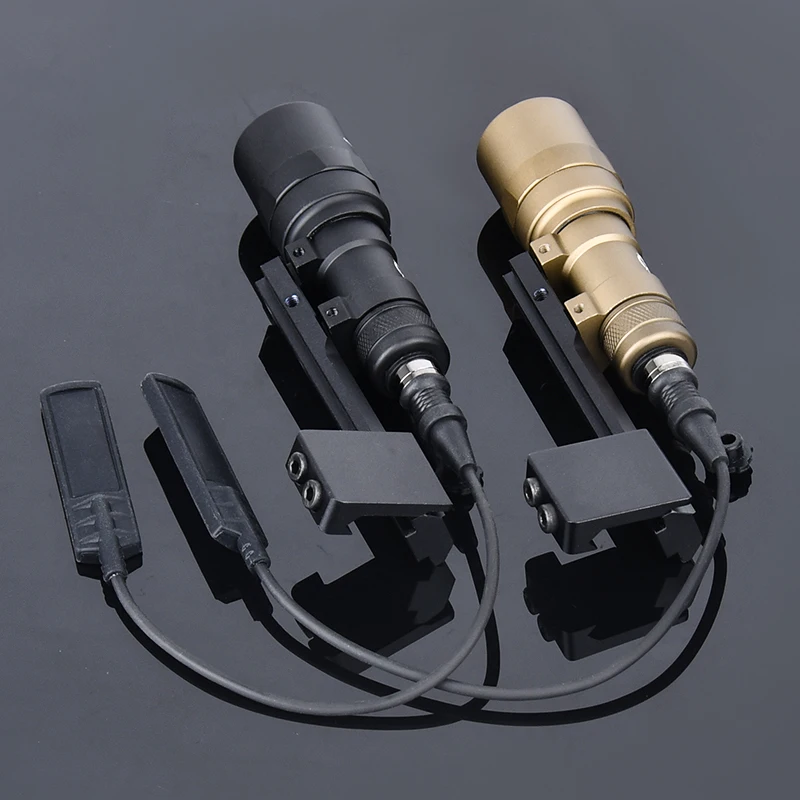 WADSN Airsoft M300C 510 lúmenes linterna de caza foco de luz LED blanca M300c lámpara de explorador al aire libre con montaje compensado de Metal - imagen 2