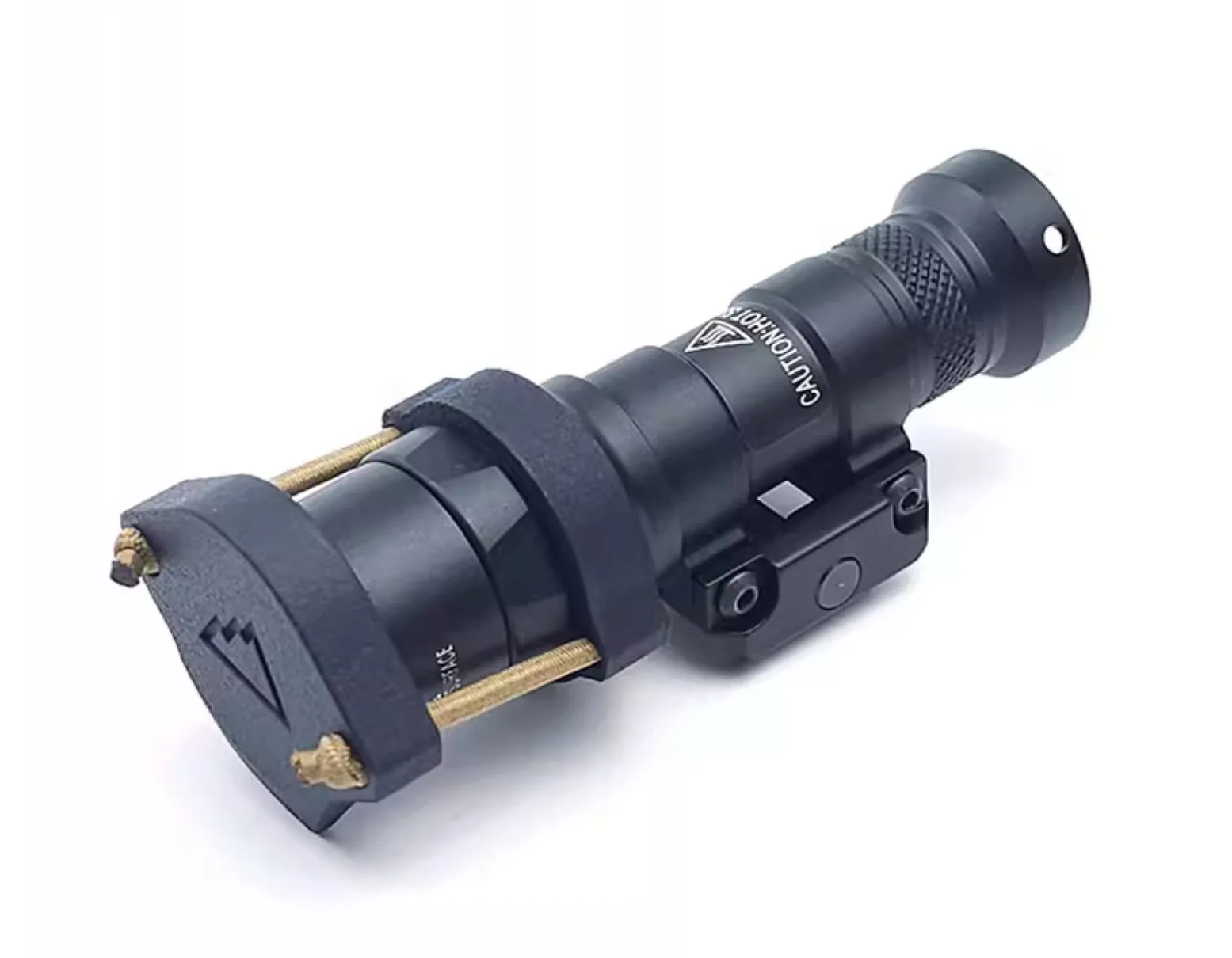 Caza táctica juego de Paintball linterna Protector frontal arma luz cubierta de lente frontal para M300/M600/Modlite/M952V/M951 - imagen 5