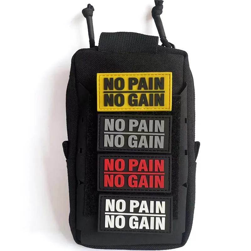 Parche PVC táctico emblema moral para mochilas y equipo sin Velcro - imagen 2