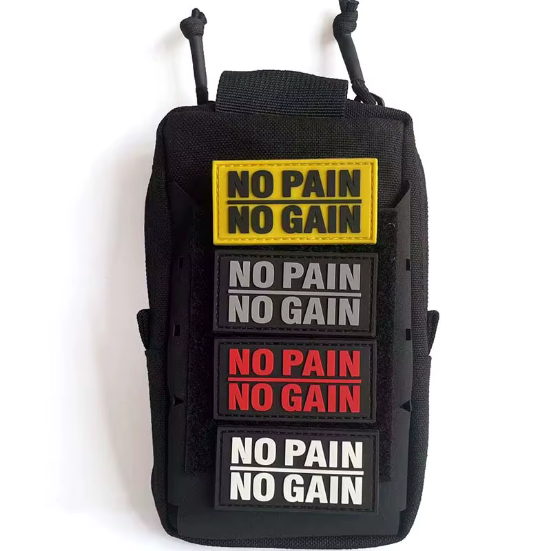 Parche PVC táctico emblema moral para mochilas y equipo sin Velcro - imagen 2