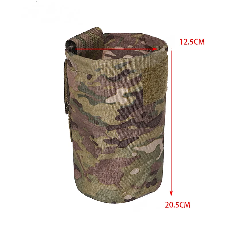 Bolsa táctica de reciclaje al aire libre, Molle Ats, bolsa de basura - imagen 2