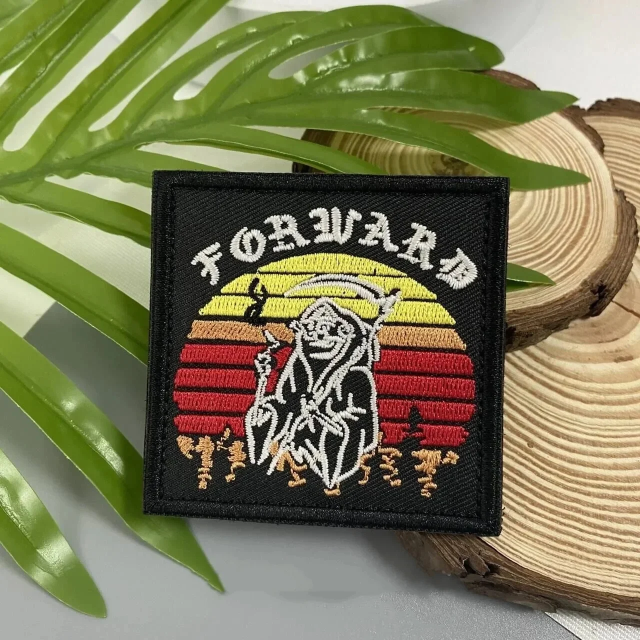 Insignia de Moral del grupo GBRS, parches bordados de velcro para ropa, brazalete táctico, mochila, sombrero, pegatina - imagen 3