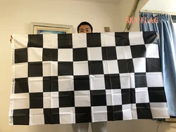 Sky Flag a cuadros 90x150 cm - bandera de carreras resistente