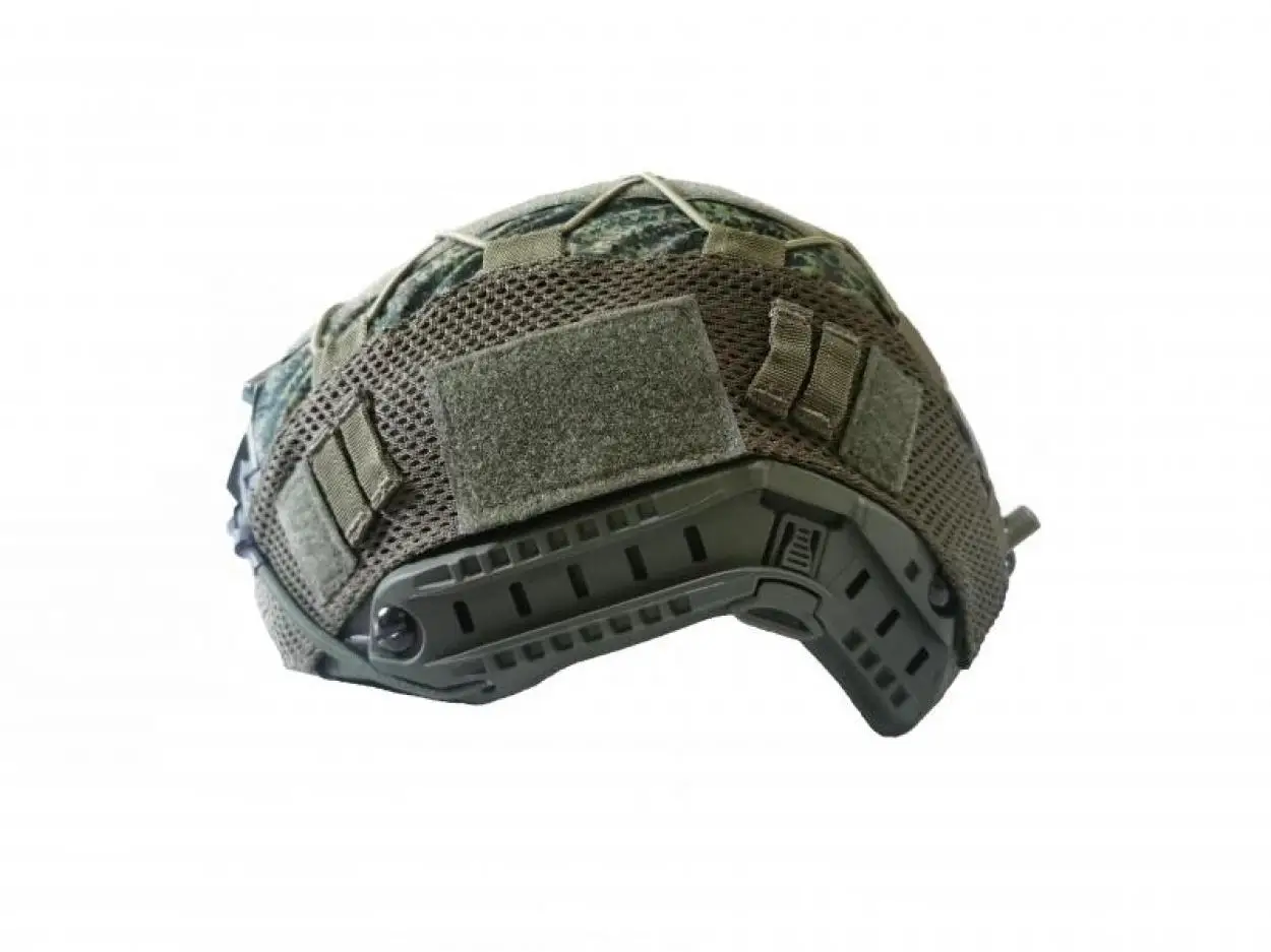 Cubierta de casco táctico ruso EMR/ATFG/MC, patrón de camuflaje Digital, tela lshz1 BR FSB - imagen 4