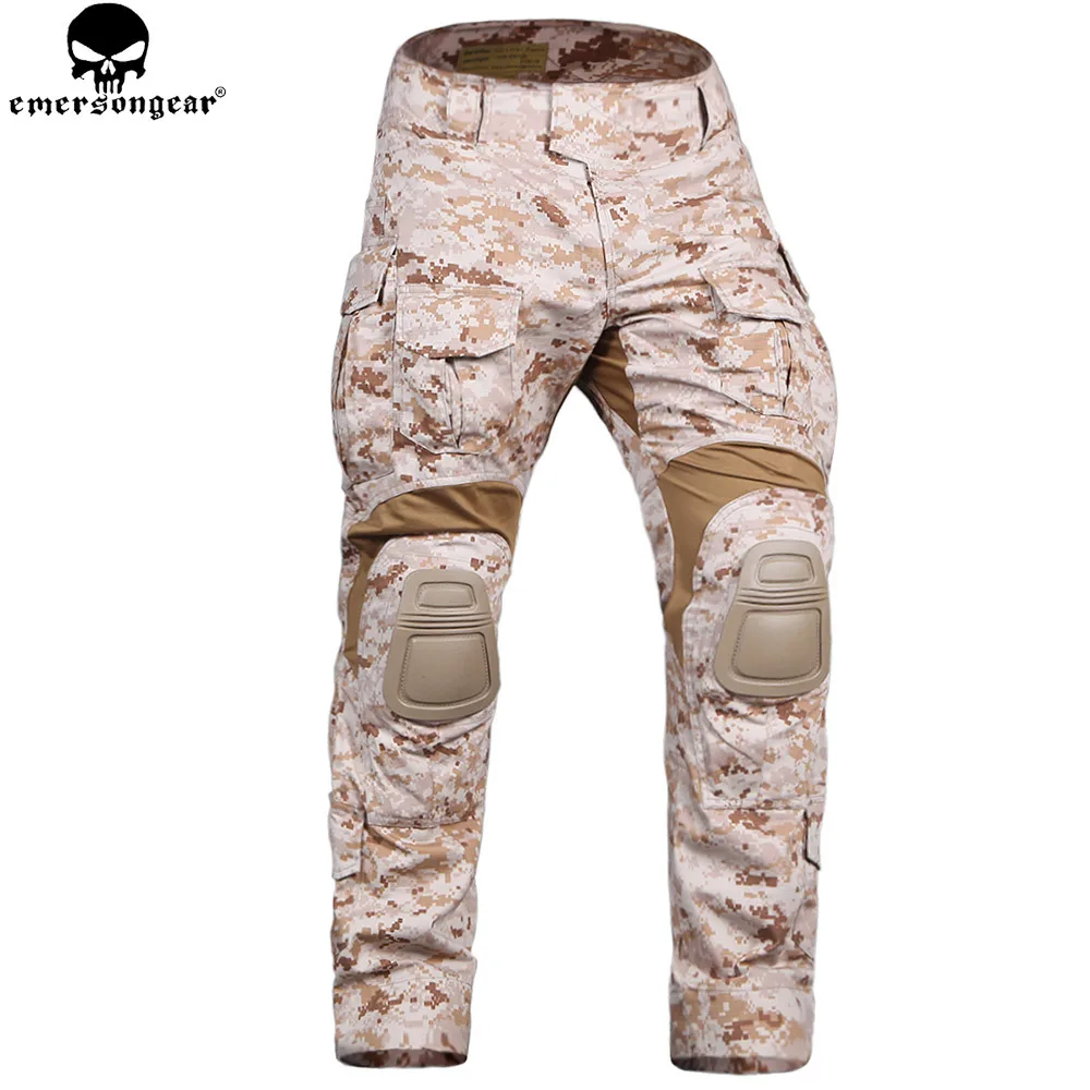 EMERSONGEAR-uniforme de combate G3 para caza, camisa de camuflaje múltiple, pantalones tácticos con rodilleras, desierto AOR1, nuevo - imagen 2