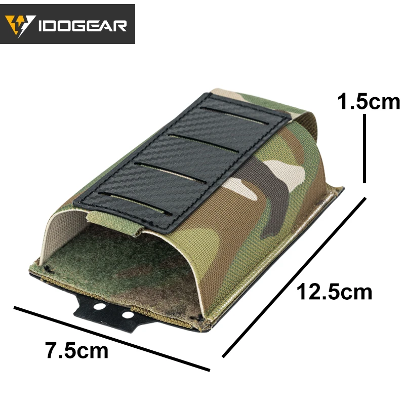 IDOGEAR Bolsa táctica Mag 5,56, portador monomando con sistema MOLLE de fibra de carbono 3591 - imagen 5