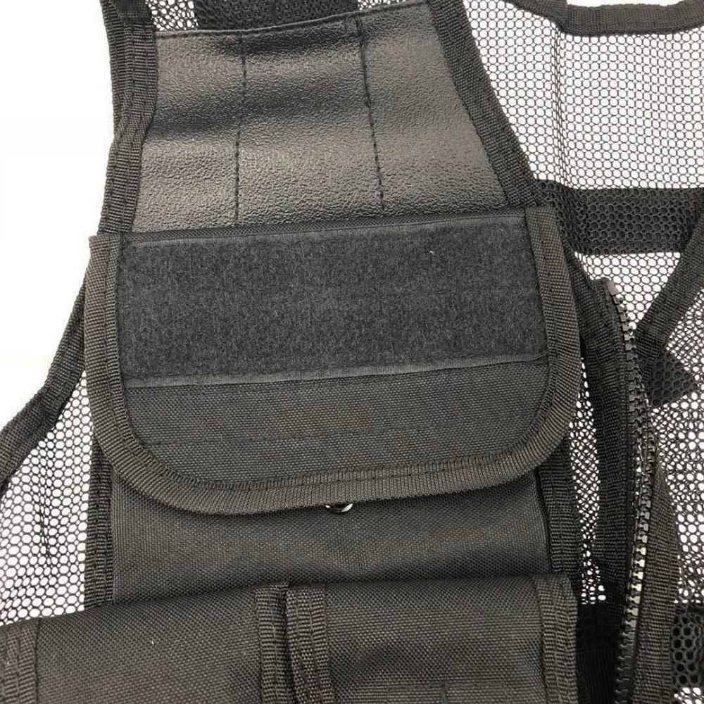 Chaleco táctico ajustable para hombre y mujer, malla, deportes al aire libre, fotógrafo, pesca, caza, con bolsillos - imagen 5
