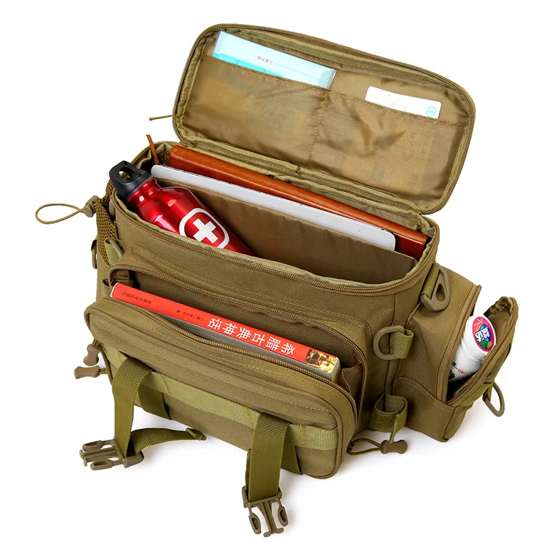Bolsa de almacenamiento de pistola impermeable militar 600D, bolsa de rango táctico, sistema Molle, equipo de pesca, accesorios de caza, bolsa con correa para herramientas - imagen 3