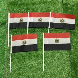 SKY FLAG Bandera de Egipto con asta de plástico para desfile