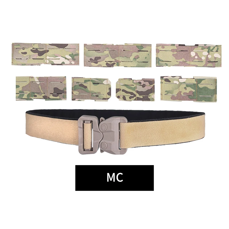 Cinturón táctico de liberación rápida, cinturones MOLLE exteriores, cinturón resistente Airsoft, equipo de combate de utilidad de nailon, accesorio de caza - imagen 4