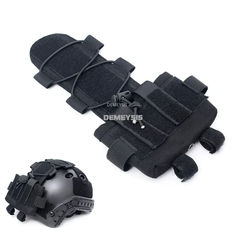 Bolsa de batería para casco táctico, paquete de batería MK2, paquete de contrapeso para casco, accesorios para casco rápido para caza Airsoft al aire libre