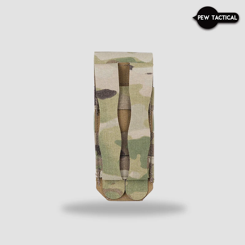 PEW TACTICAL MOLLE Bolsa para granada de humo Bolsa multiusos con tapa abatible Camo - imagen 4