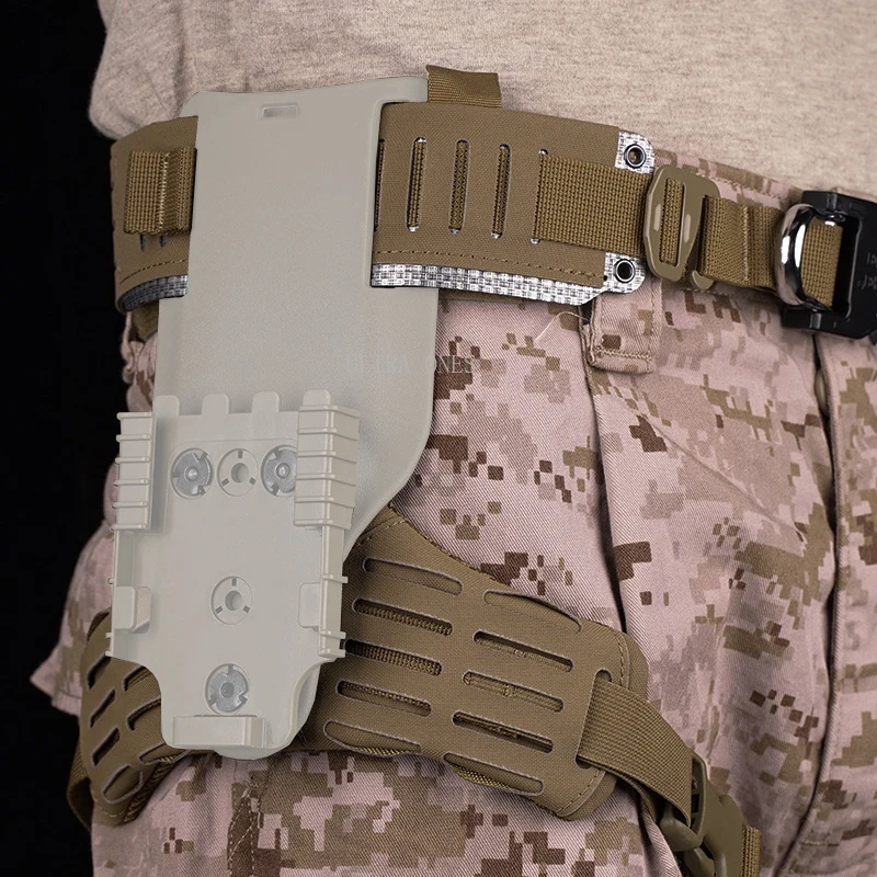 Funda táctica para pierna, cinturón para muslo, plataforma, adaptador de funda para pistola de arco, Base para tiro, funda de caza, plataforma adaptadora MOLLE - imagen 5