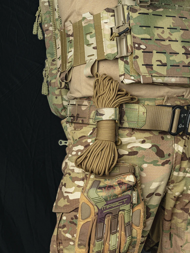 Guantes tácticos multiusos para exteriores, hebilla de cuerda de Montañismo - imagen 5