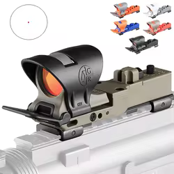 Mira táctica de punto rojo EX 182 elemento SeeMore Railway Reflex Red Dot Sight 6 colores óptica caza alcance envío gratis