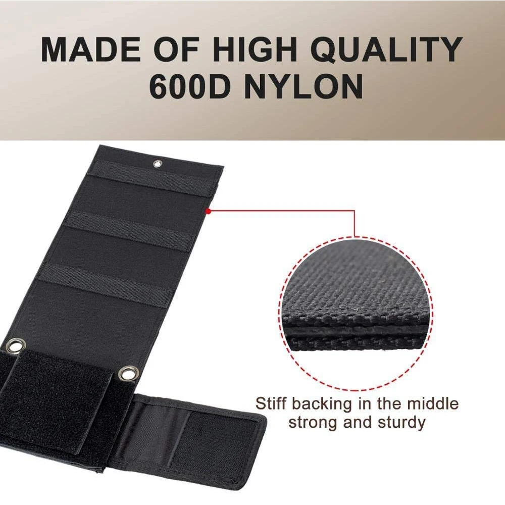 Funda para pistola de colchón ajustable debajo del colchón, funda para pistola de mesita de noche con soporte para linterna, revistero apto para Glock - imagen 2