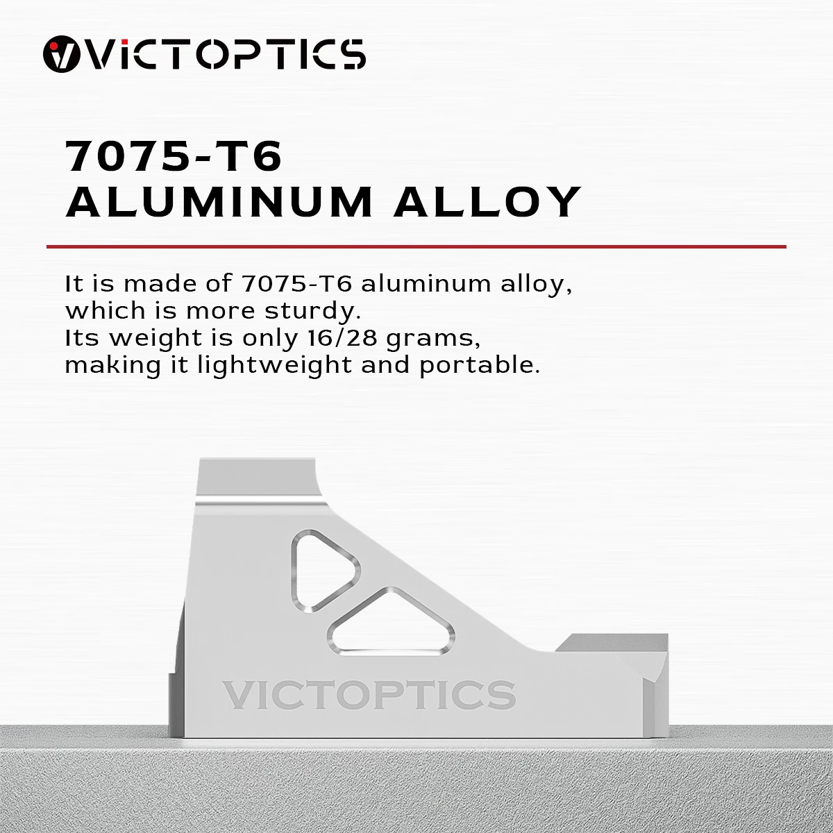 VictOptics SRD 1x16x20 Mira de Punto Rojo, Compatible con RM_S/RM_Sc/RM_Sx, Hecho de Aluminio 7075-T6, Sensor de Luz Automático - imagen 5