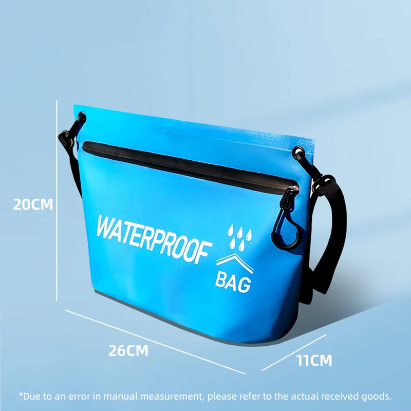 Bolsa seca impermeable de 5l, bolso de viaje, paquete de lavado, natación, Rafting, kayak, río, Trekking, bolsas flotantes para piscina de agua - imagen 5