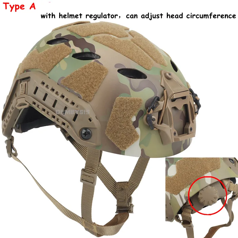 Casco Airsoft Paintball FAST Team Wendy Sistema táctico con riel NVG y cascos con correa para la barbilla - imagen 4