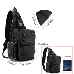 Rinonera tactica con MOLLE para camping, caza, senderismo y outdoor