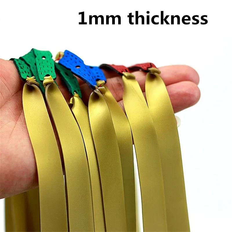 Banda de goma plana de 1mm de espesor para tirachinas, caza, catapulta, látex Natural, elástico, resistente, 3/6 Uds. - imagen 5
