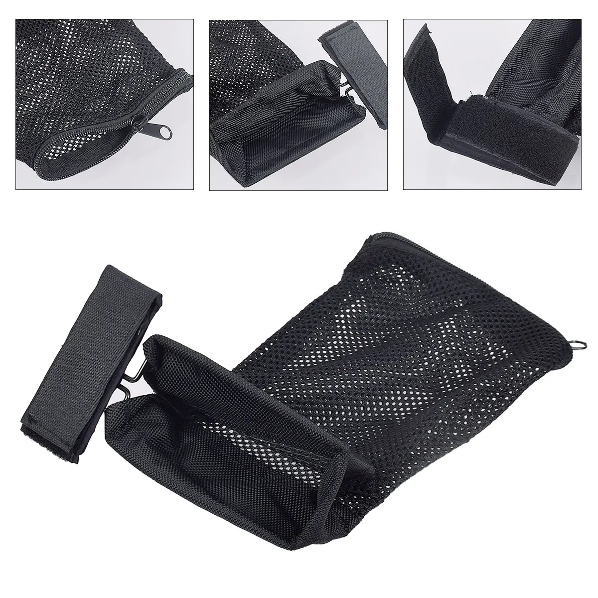 Bolsa de carcasa de bala de caza, munición desmontable, receptor de carcasa de latón, trampa de malla, bolsa de malla de nailon, carcasa de captura, bolsas de recuperación de liberación rápida - imagen 4
