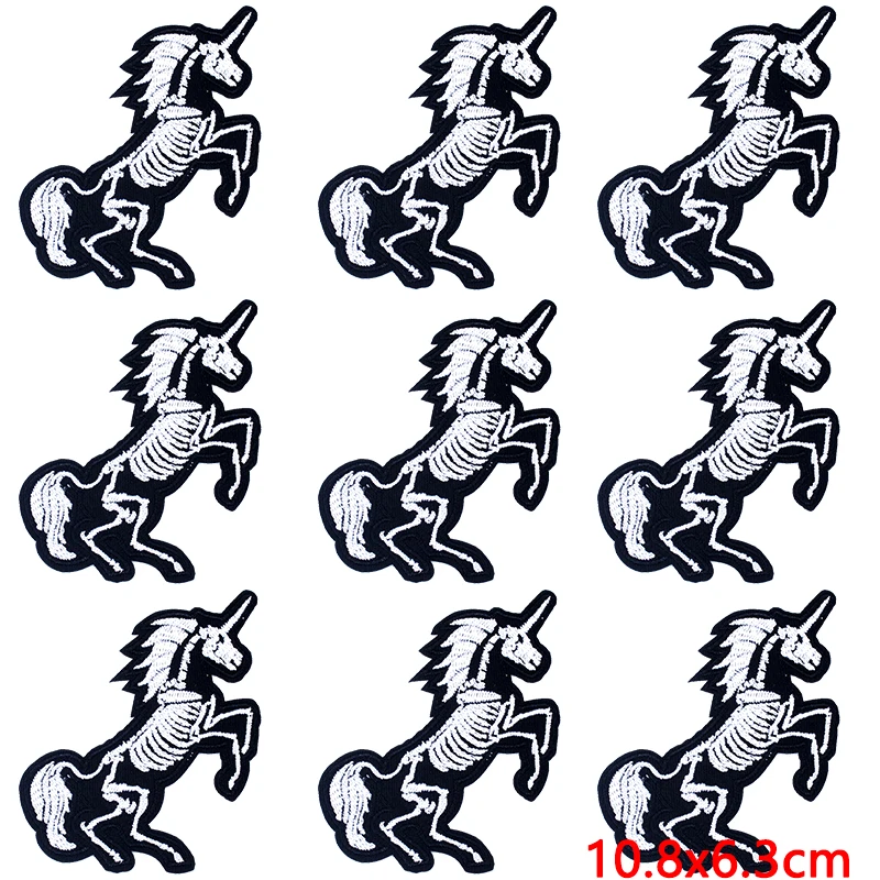 10 unids/lote parche de hierro en parches bordados para ropa parches termoadhesivos en ropa rayas DIY insignias geniales Decoración - imagen 4