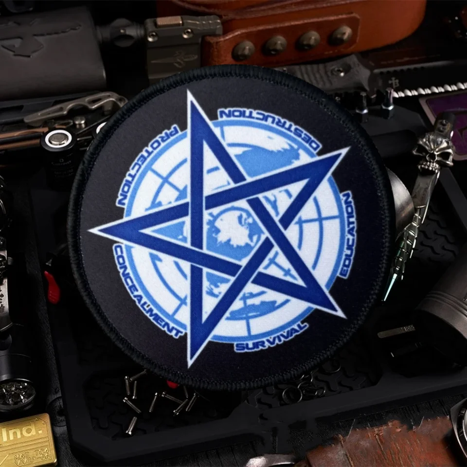 SCP Global Coalition oculta parche con estampado táctico parche de gancho y bucle insignia de moral militar emblema brazalete ropa mochila pegatinas