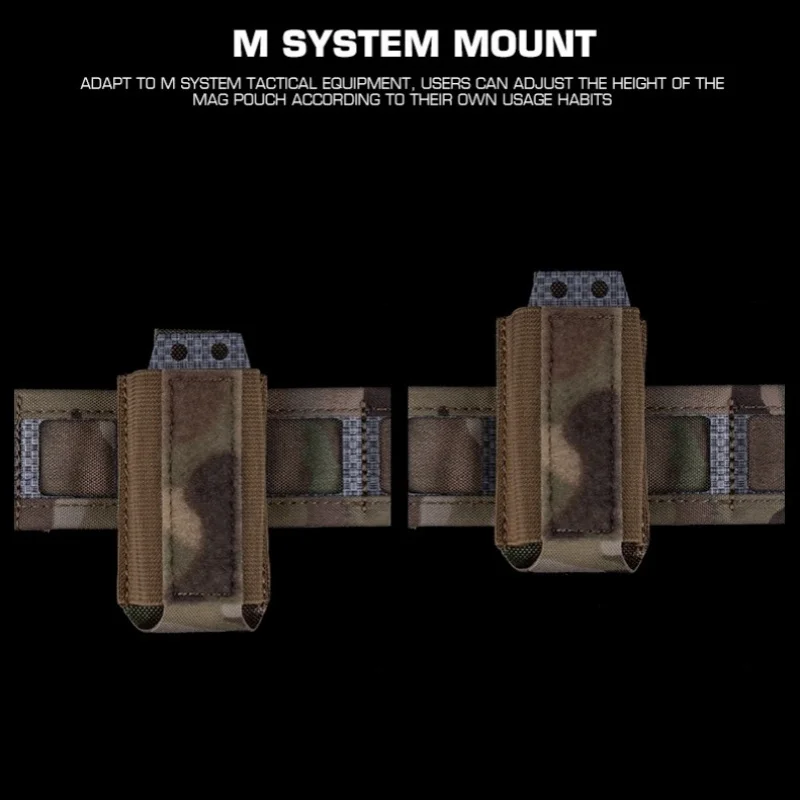 Bolsa de almacenamiento MAG individual de 9mm, equipo para exteriores, linterna, suministros de primeros auxilios, bolsa de almacenamiento multifunción de 9mm, bolsa Mag individual - imagen 5