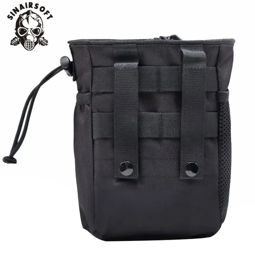 SINAIRSOFT-bolsa táctica Molle con cordón para revistas, cinturón de utilidad ajustable, funda para cadera, paquete de almacenamiento de munición para exteriores - imagen 5
