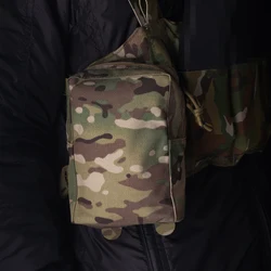 Bolsa GP ligera nailon MOLLE táctica con orificio de drenaje y montaje