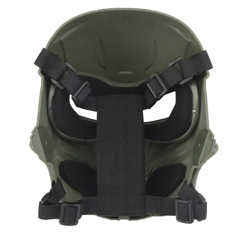 Máscara táctica de cara completa, cascabel, ciclismo, caza, CS, seguridad, accesorios de Paintball, protección de tiro, equipo deportivo Airsoft - imagen 3