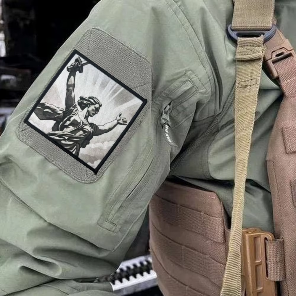 Parche táctico militar Madrina de Rusia para velcro, casco y mochila