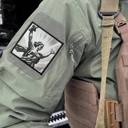 Parche táctico militar Madrina de Rusia para velcro, casco y mochila