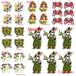 Parche bordado termoadhesivo flores – Infantil para coser o planchar