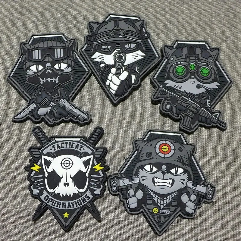 PATCHLAB parche moral gato táctico fuerzas especiales gancho y bucle - imagen 5